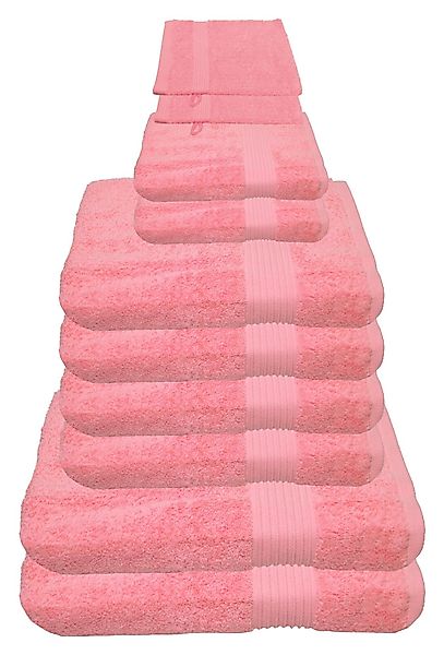Julie Julsen Handtücher 10-Handtücher-Rosa, Baumwolle (10-St) günstig online kaufen