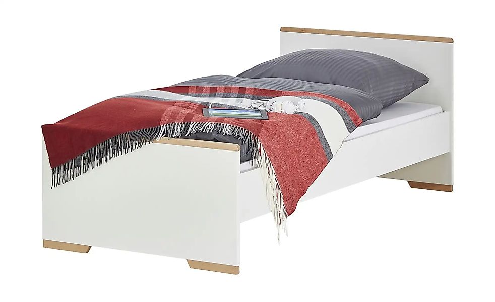Bett  Soe ¦ weiß ¦ Maße (cm): B: 205 H: 76 T: 96.0 Betten > Bettgestelle - günstig online kaufen