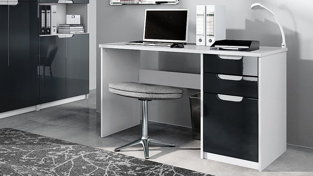 Vladon Schreibtisch Logan (Bürotisch, mit 2 günstig online kaufen
