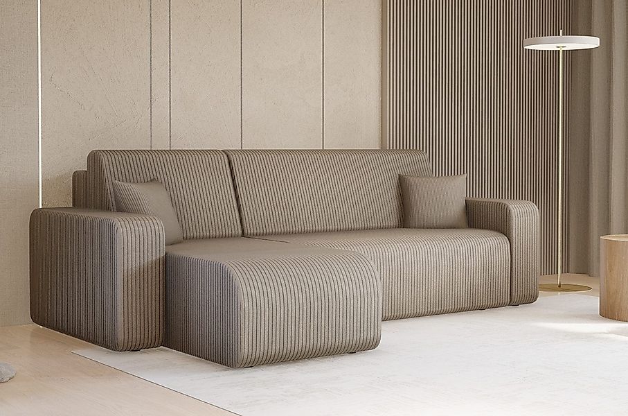 Compleo Ecksofa mit Schlaffunktion und Bettkasten günstig online kaufen