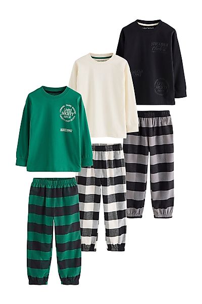 Next Pyjama Karierte Pyjamas aus Webstoff günstig online kaufen