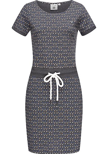 PEAK TIME Sommerkleid "L80023", leichtes Jersey Strandkleid mit Kordel günstig online kaufen