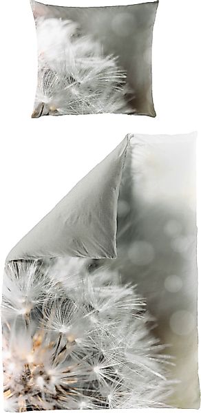 BIERBAUM Bettwäsche "Pusteblume" 2 Stk. tlg. Mako-Satin, 100 % Baumwolle, m günstig online kaufen