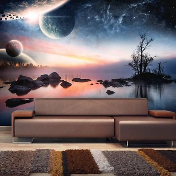 artgeist Fototapete Cosmic Landschaft mehrfarbig Gr. 400 x 309 günstig online kaufen
