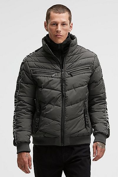CAMP DAVID Winterjacke mit Rippbündchen im Ärmel günstig online kaufen