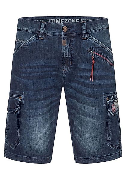 TIMEZONE Jeansshorts Cargo mit Reißverschlussdetails und Denim Style (1-tlg günstig online kaufen