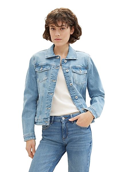TOM TAILOR Jeansjacke mit Knopfleiste und günstig online kaufen