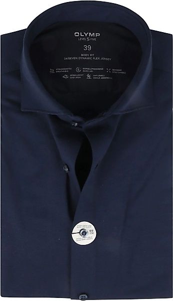 OLYMP Level Five Hemd Sleeve 7 Dunkelblau - Größe 38 günstig online kaufen