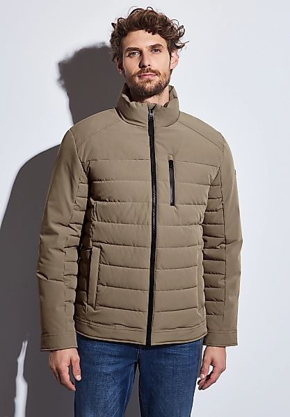 STREET ONE MEN Steppjacke, ohne Kapuze, im Biker Style günstig online kaufen