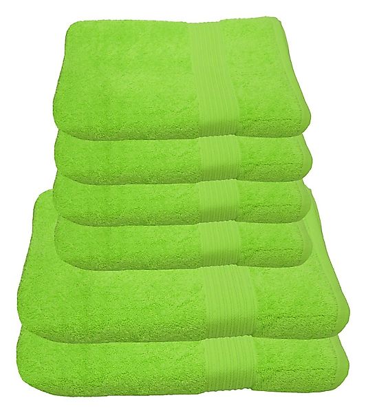 Julie Julsen Handtücher 6-Handtücher-Apfelgrün, Baumwolle (6-St) günstig online kaufen