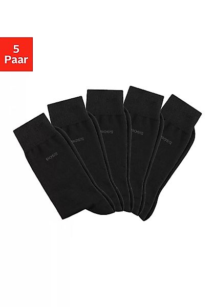 BOSS Socken "5P Uni Color CC", (5 Paar) günstig online kaufen
