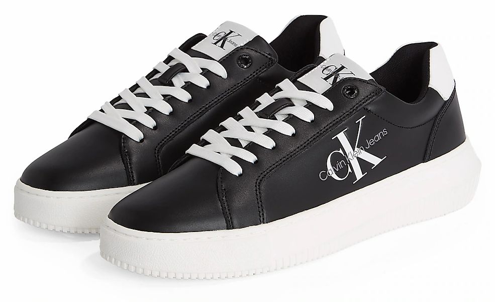 Calvin Klein Jeans Plateausneaker "CHUNKY CUPSOLE MONO LTH WN", Freizeitsch günstig online kaufen