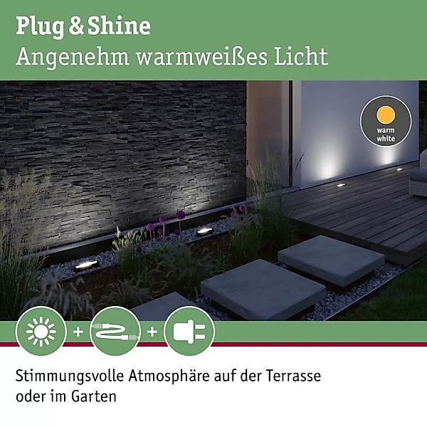 Paulmann Plug & Shine LED-Wallwasher Flotas günstig online kaufen