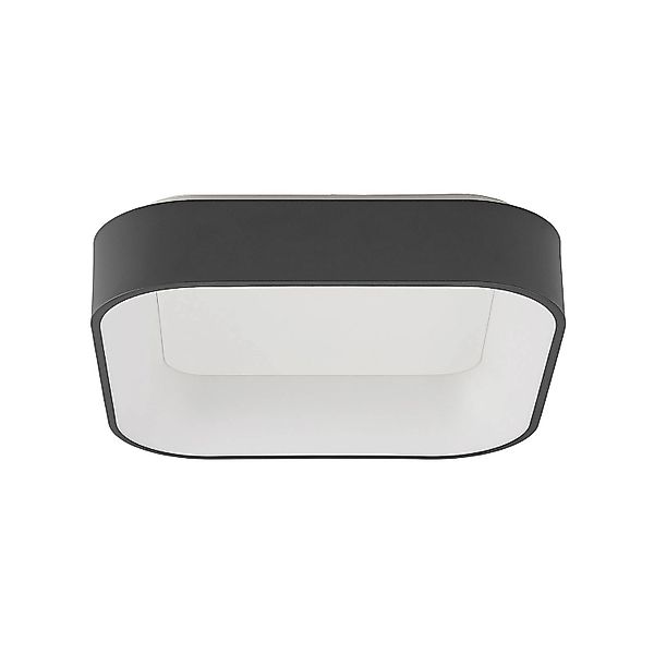 Arcchio LED Deckenleuchte Aleksi 9939039 Modern in Schwarz aus Metall 1-fla günstig online kaufen