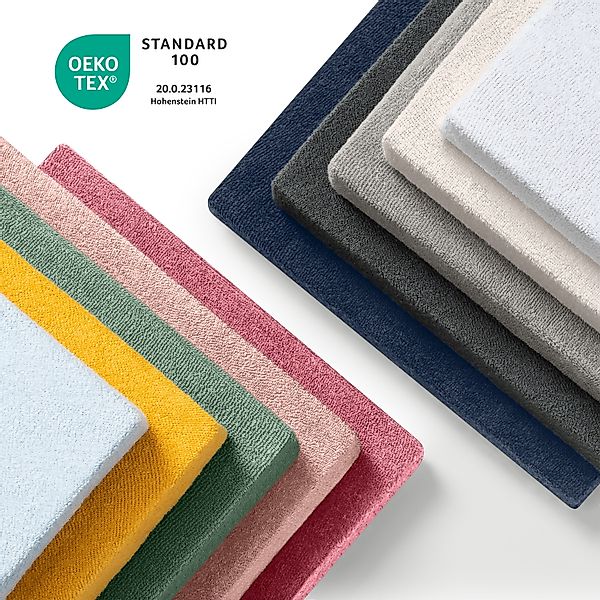 Laleni Spannbettlaken Frottee für Babybett und Kinderbett, Gummizug: rundum günstig online kaufen