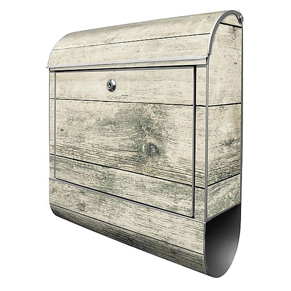 Banjado Design Briefkasten Silber Pulverbeschichtet 39x47x14cm 2 Schlüssel günstig online kaufen