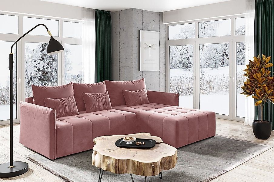 Sofnet Ecksofa Leno L, mit Schlaffunktion günstig online kaufen