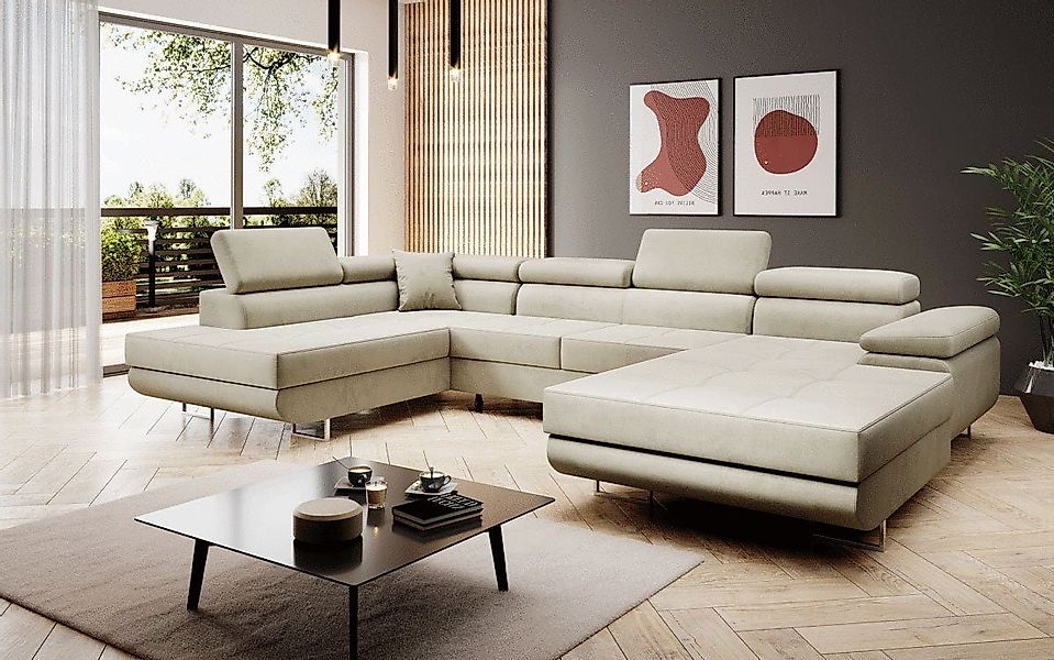 Luxusbetten24 Schlafsofa Designer Sofa Lago, mit günstig online kaufen
