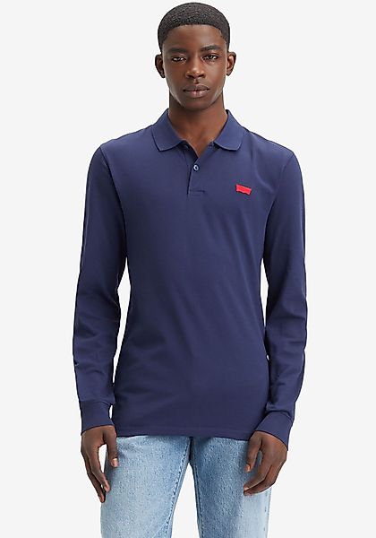 Levi's® Langarm-Poloshirt mit Logo Stickerei günstig online kaufen