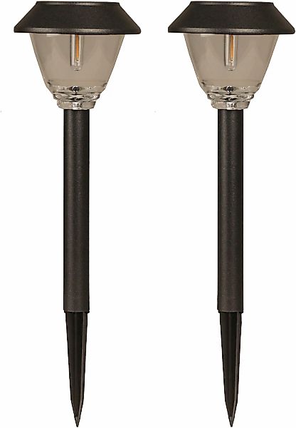 LUXFORM Gartenleuchte »Solar-Gartenlampe - Kodiak - 2 St - 5 Lumen - LED«, günstig online kaufen