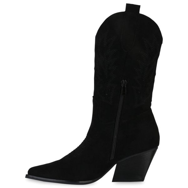 VAN HILL 840054 Cowboystiefel Damen Cowboystiefel günstig online kaufen