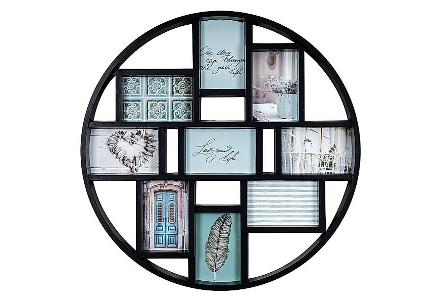 Levandeo® Bilderrahmen Collage, Bilderrahmen D55cm Collage 9 Fotos 10x15cm günstig online kaufen