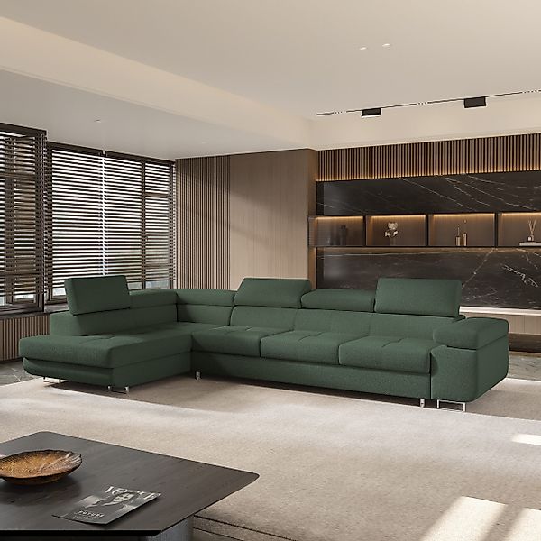 Masseno Ecksofa VICENTE mit Schlaffunktion L-Form, günstig online kaufen