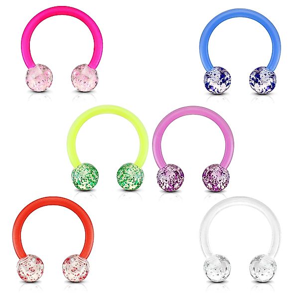 viva-adorno Nasenpiercing Lippenpiercing Hufeisen Piercing Ring günstig online kaufen