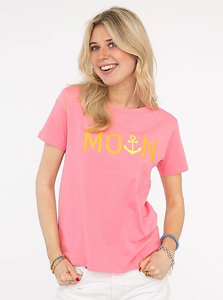 Zwillingsherz T-Shirt ""MoinZH"", Kurzarm, Rundhalsausschnitt, Stickerei, B günstig online kaufen