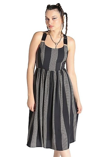Hell Bunny A-Linien-Kleid Lita Retro Swingkleid Vintage Karomuster Rockabil günstig online kaufen
