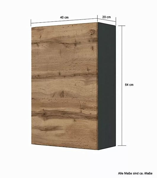 HELD MÖBEL Seitenschrank 40 x 180 x 35 cm (B/H/T) günstig online kaufen