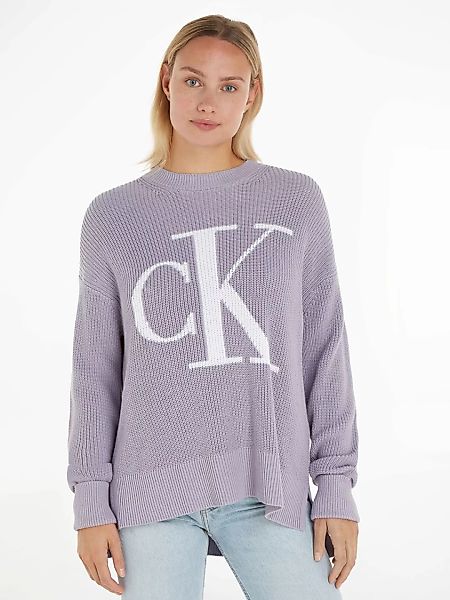 Calvin Klein Jeans Strickpullover "CK INTARSIA LOOSE SWEATER" günstig online kaufen