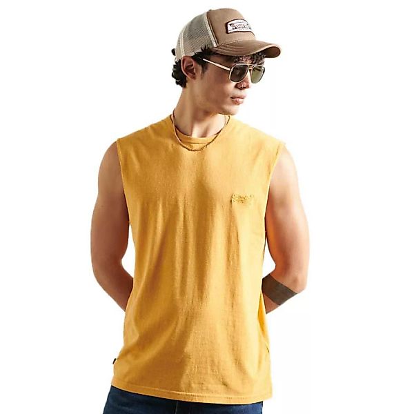 Superdry Orange Label Classic Ärmelloses T-shirt XL Ochre Marl günstig online kaufen