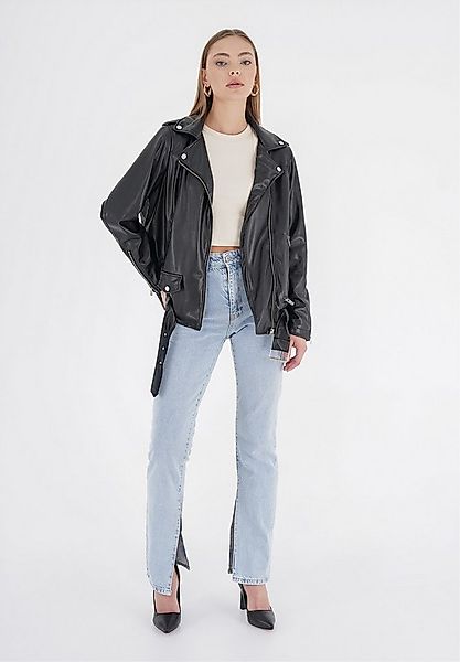 freshlions Lederimitatjacke Nela (1-St) in angesagter Kunstleder-Optik günstig online kaufen