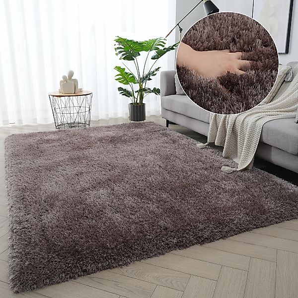 my home Hochflor-Teppich "Micro exclusiv Teppich, sehr hoher Flor, weich du günstig online kaufen