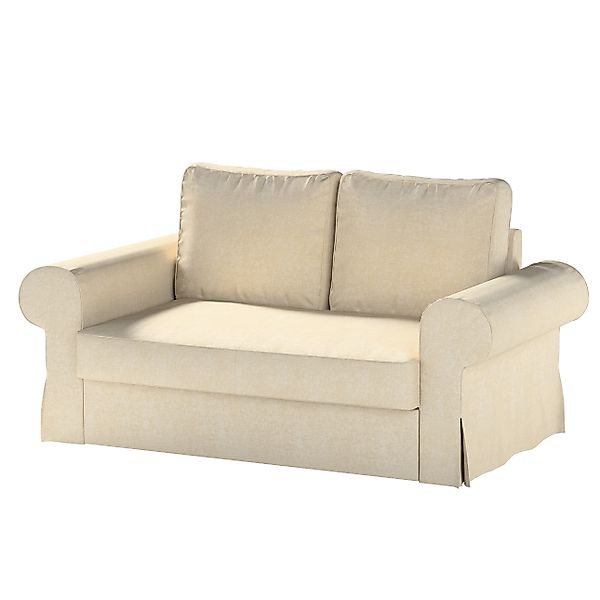 Bezug für Backabro 2-Sitzer Sofa ausklappbar, grau-beige, Bezug für Backabr günstig online kaufen