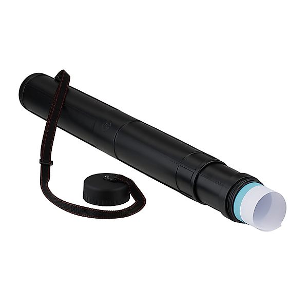 relaxdays Köchertasche Posterrolle ausziehbar schwarz günstig online kaufen