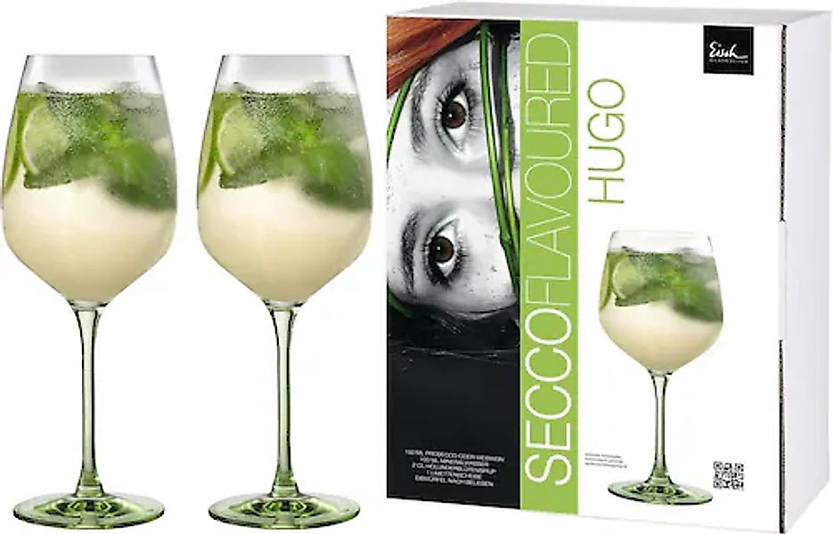 Eisch Weinglas »Secco Flavoured«, (Set, 2 tlg.), (Hugo-Glas), bleifrei, 640 günstig online kaufen