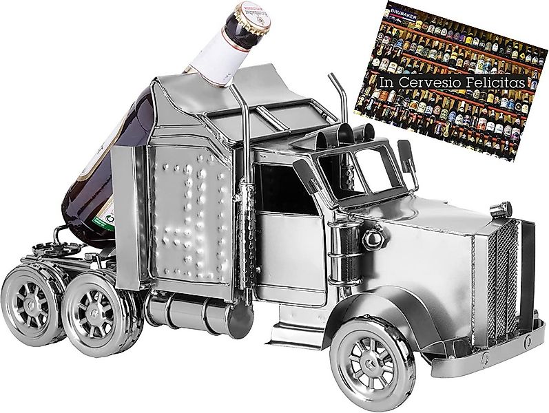 BRUBAKER Weinflaschenhalter Truck, (Bierflaschenhalter für Trucker und LKW- günstig online kaufen