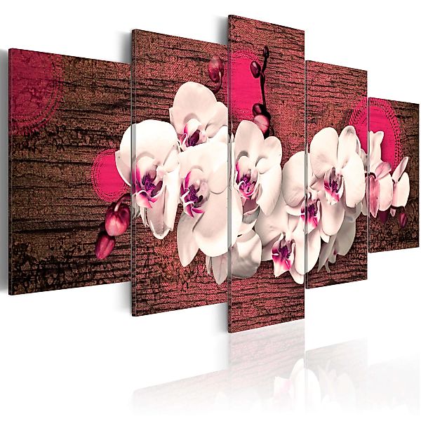 Wandbild - Freude und Orchidee günstig online kaufen