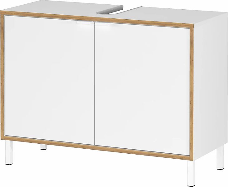 GERMANIA Waschbeckenunterschrank "GW-Topeka", (1 St.), mit Siphonausschnitt günstig online kaufen