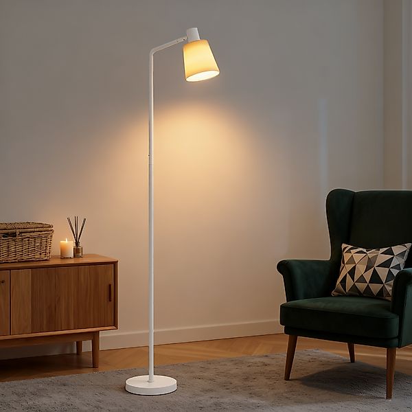 HOMCOM Dimmbare LED-Stehleuchte, moderne Stehleuchte für Wohnzimmer mit 350 günstig online kaufen