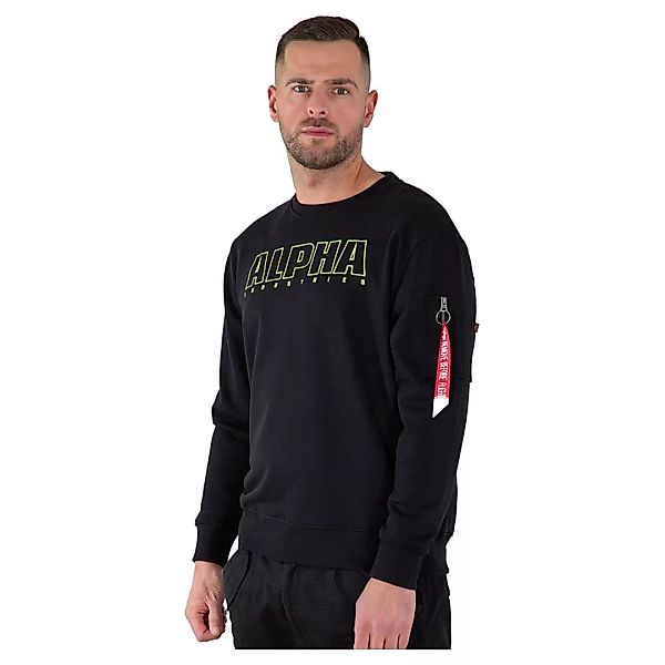Alpha Industries Embroidery Sweatshirt L Black günstig online kaufen