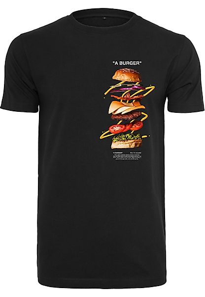 MisterTee T-Shirt "MisterTee Herren A Burger Tee" günstig online kaufen