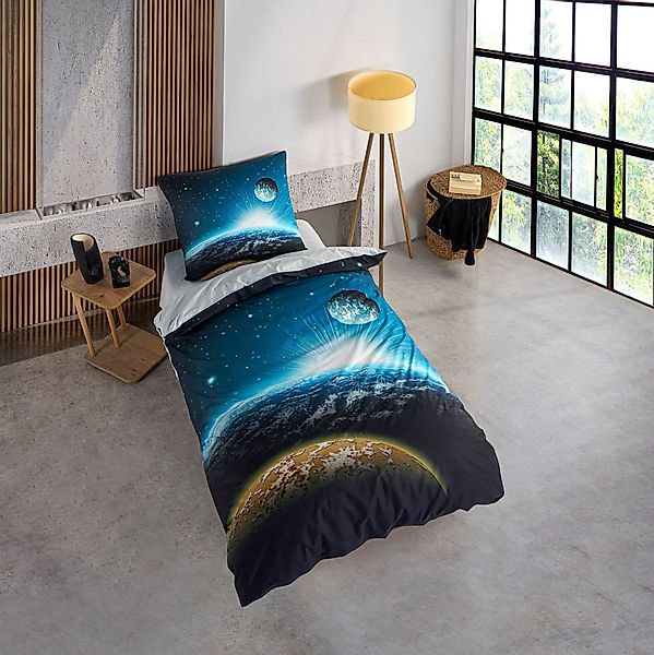 KK Kinderbettwäsche Bettwäsche Set mit Mond günstig online kaufen