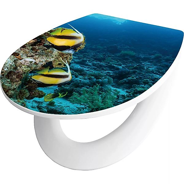 baliv WC-Sitz Garabi mit Absenkautomatik Polypropylen 3D Ozean günstig online kaufen