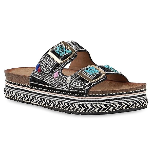 VAN HILL 841100 Sandalette Damen Pantoletten günstig online kaufen