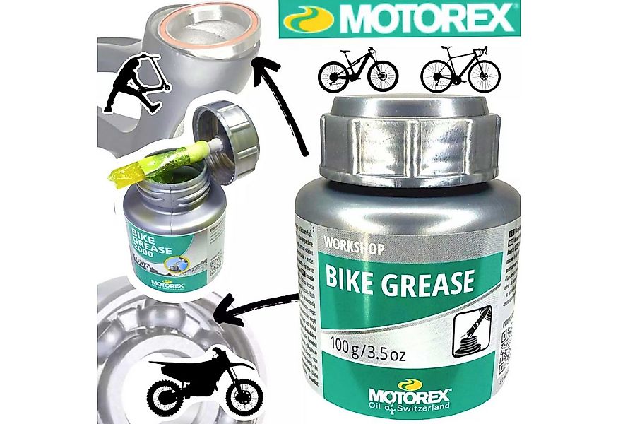Motorex Fahrrad-Montageständer Motorex Bike Grease 2000 MTB Fahrrad Werksta günstig online kaufen