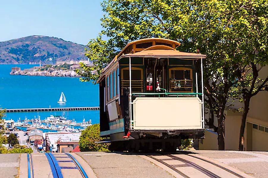 Papermoon Fototapete »Seilbahn San Francisco« günstig online kaufen