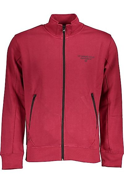 U.S. GRAND POLO Sweatshirt Rotes Herren Sweatshirt mit Reißverschluss und günstig online kaufen